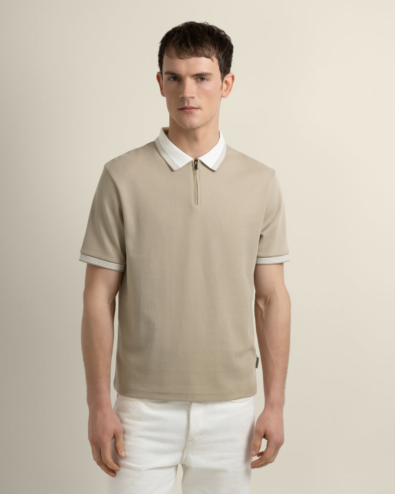 Nilsson - Contrast Rib Polo Shirt