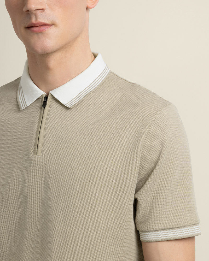 Nilsson - Contrast Rib Polo Shirt