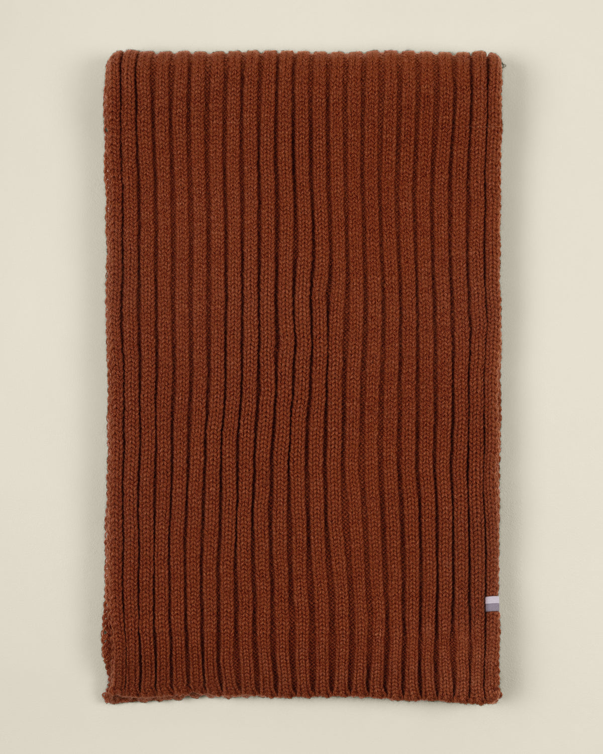 Daven – Rust Ribbed Knit Beanie &amp; Scarf Box