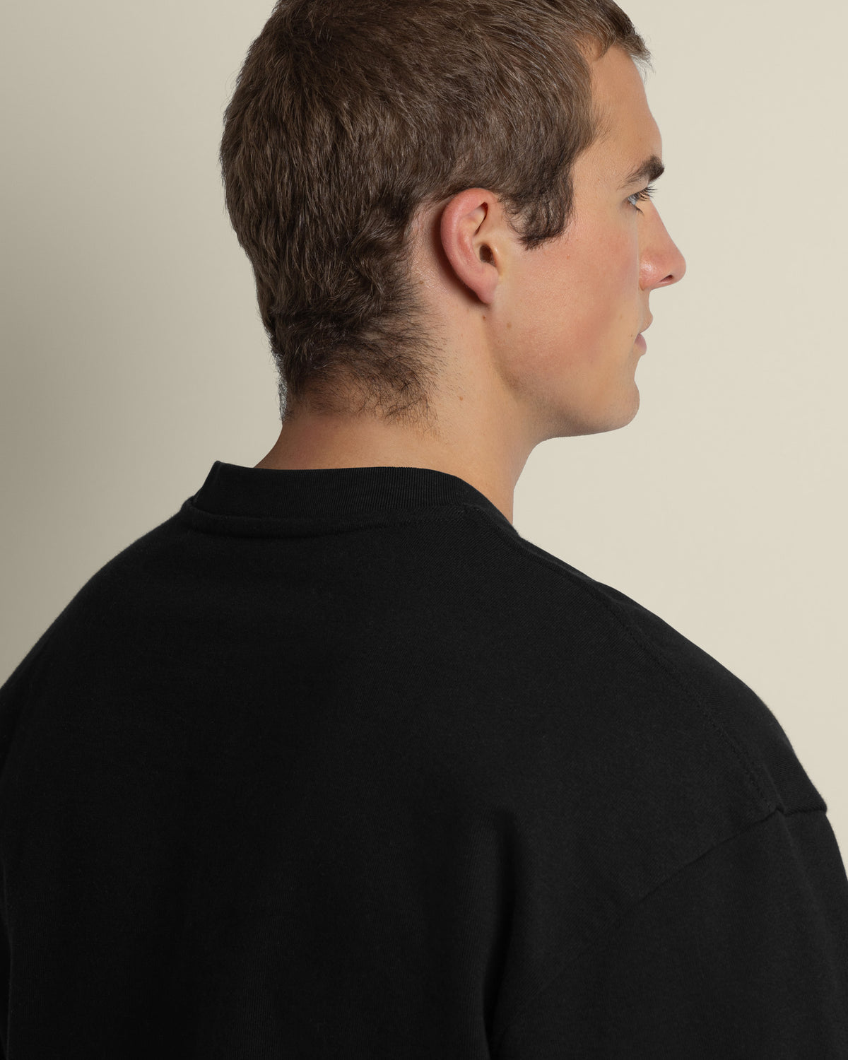 Praesto - Oversized Stepped Hem Sweatshirt