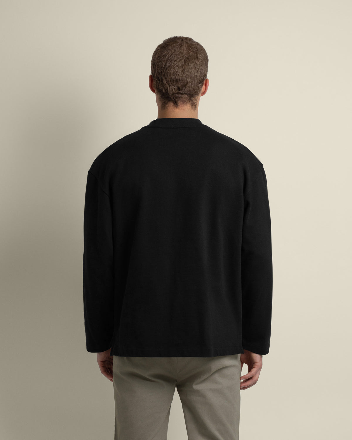 Praesto - Oversized Stepped Hem Sweatshirt