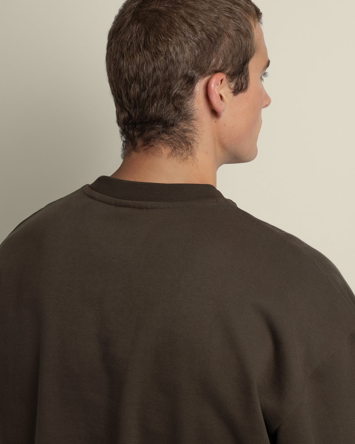 Praesto - Oversized Stepped Hem Sweatshirt