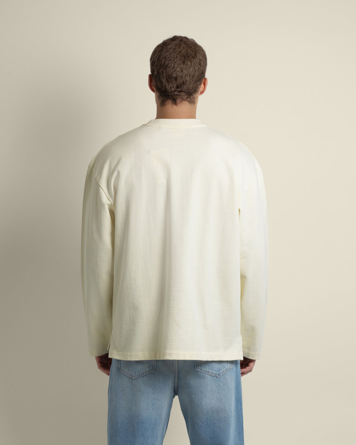 Praesto - Oversized Stepped Hem Sweatshirt