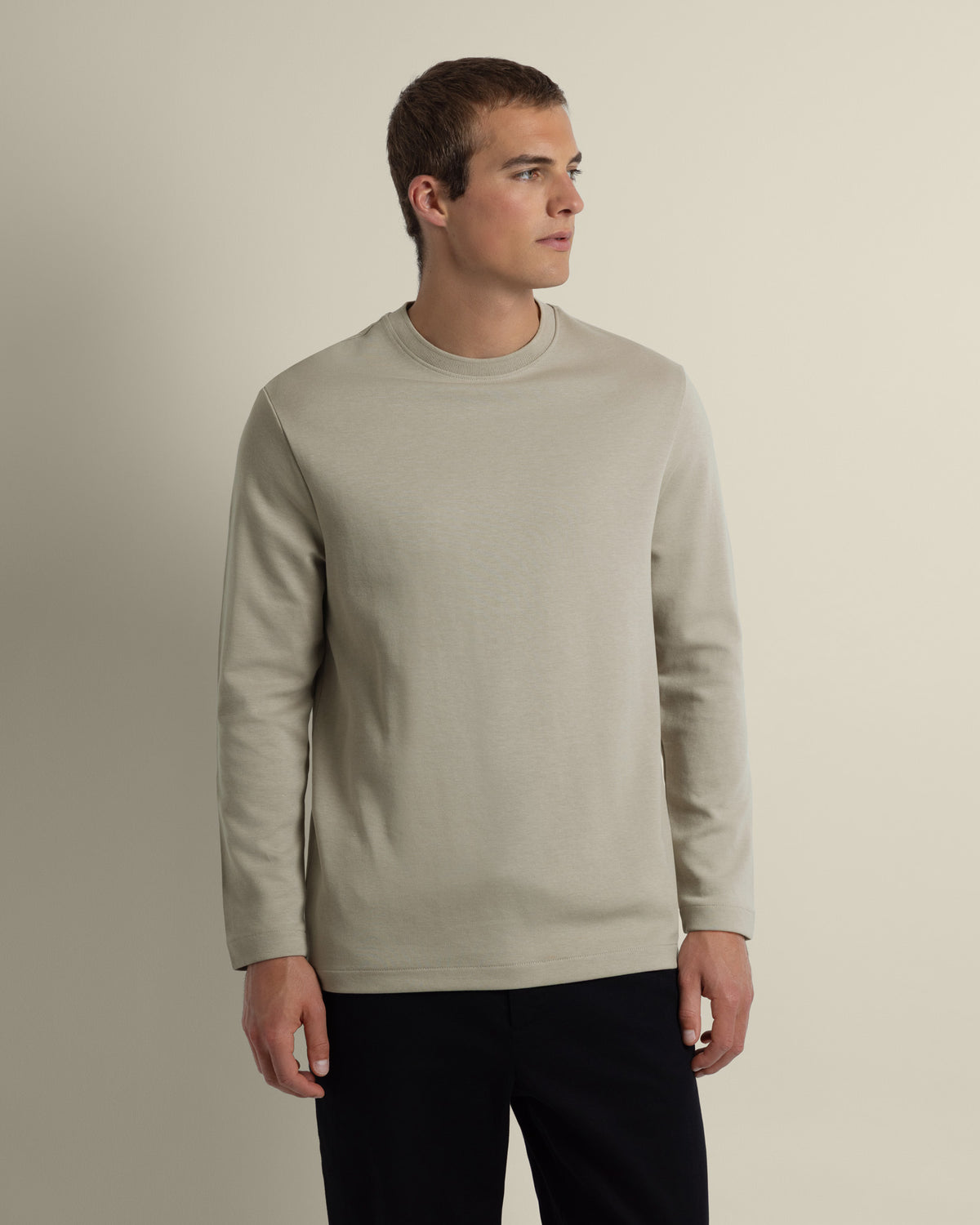 Halle – Soft Touch Interlock Long Sleeve T-Shirt