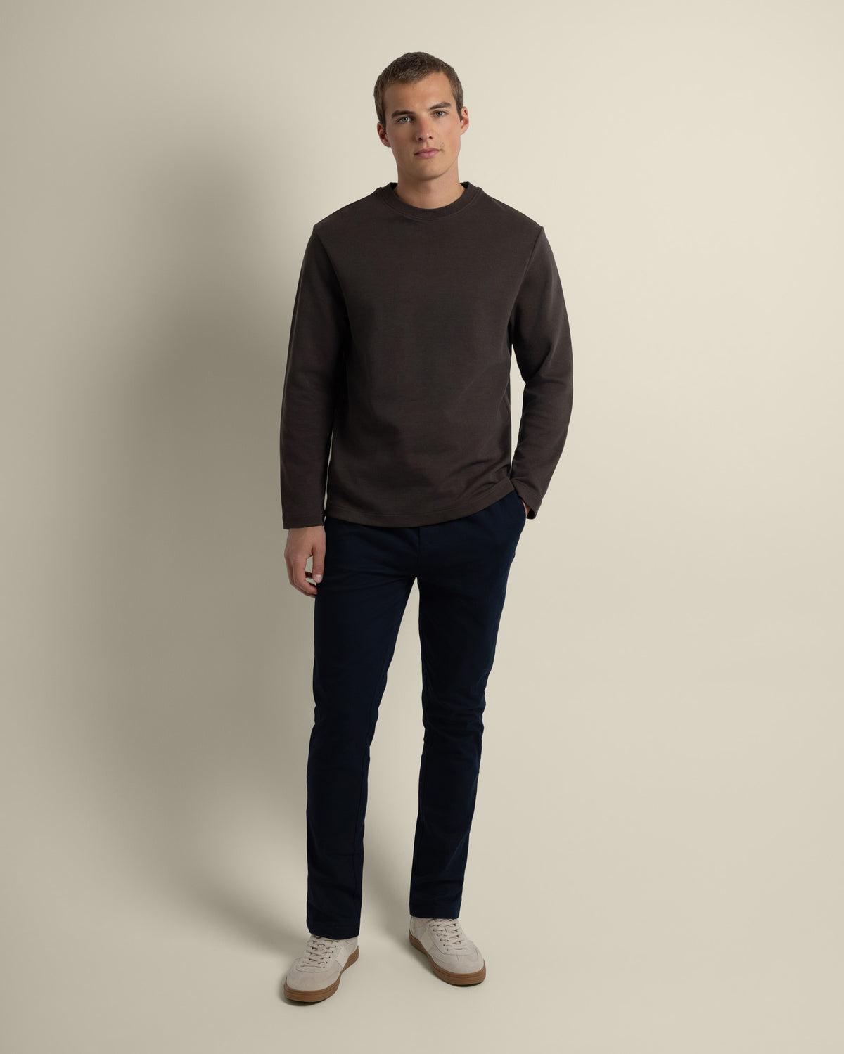Halle – Soft Touch Interlock Long Sleeve T-Shirt