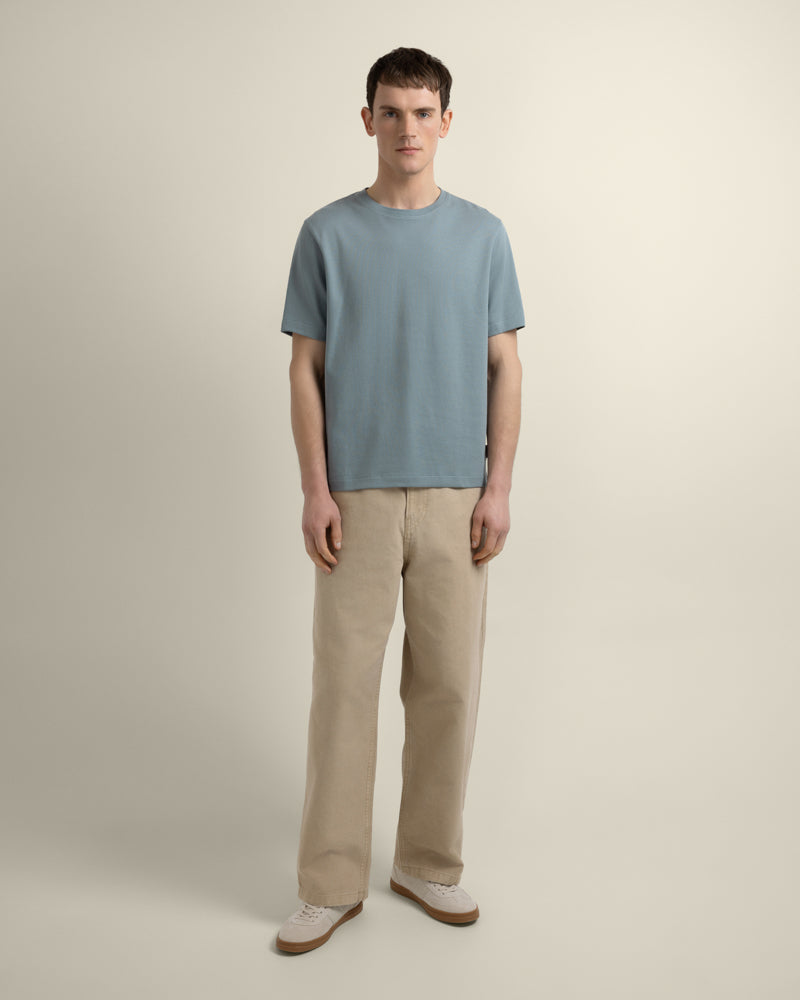 Jeppe - Textured Panelled T-Shirt