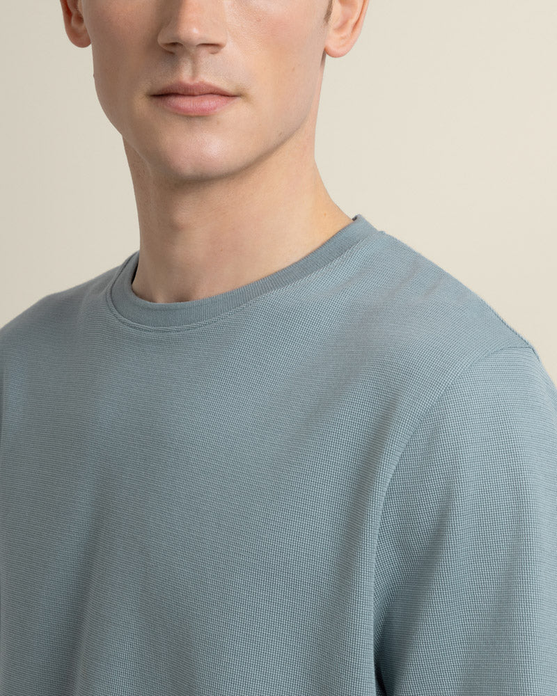 Jeppe - Textured Panelled T-Shirt