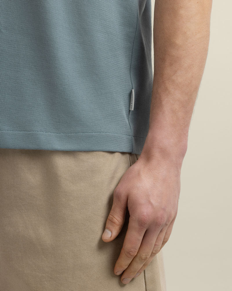 Jeppe - Textured Panelled T-Shirt