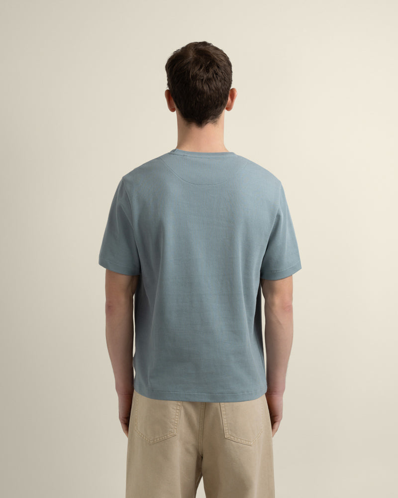 Jeppe - Textured Panelled T-Shirt