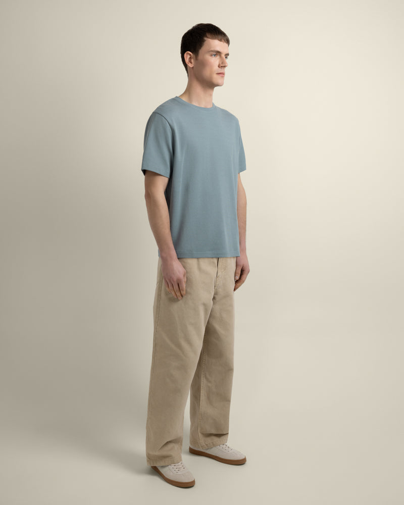 Jeppe - Textured Panelled T-Shirt