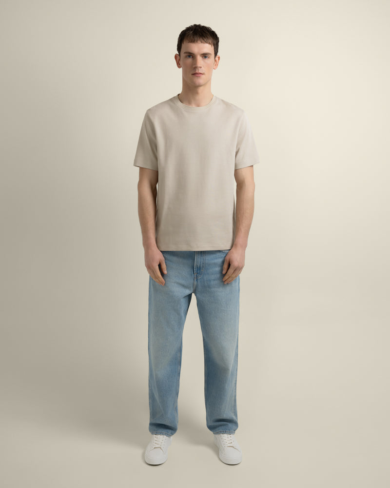 Jeppe - Textured Panelled T-Shirt