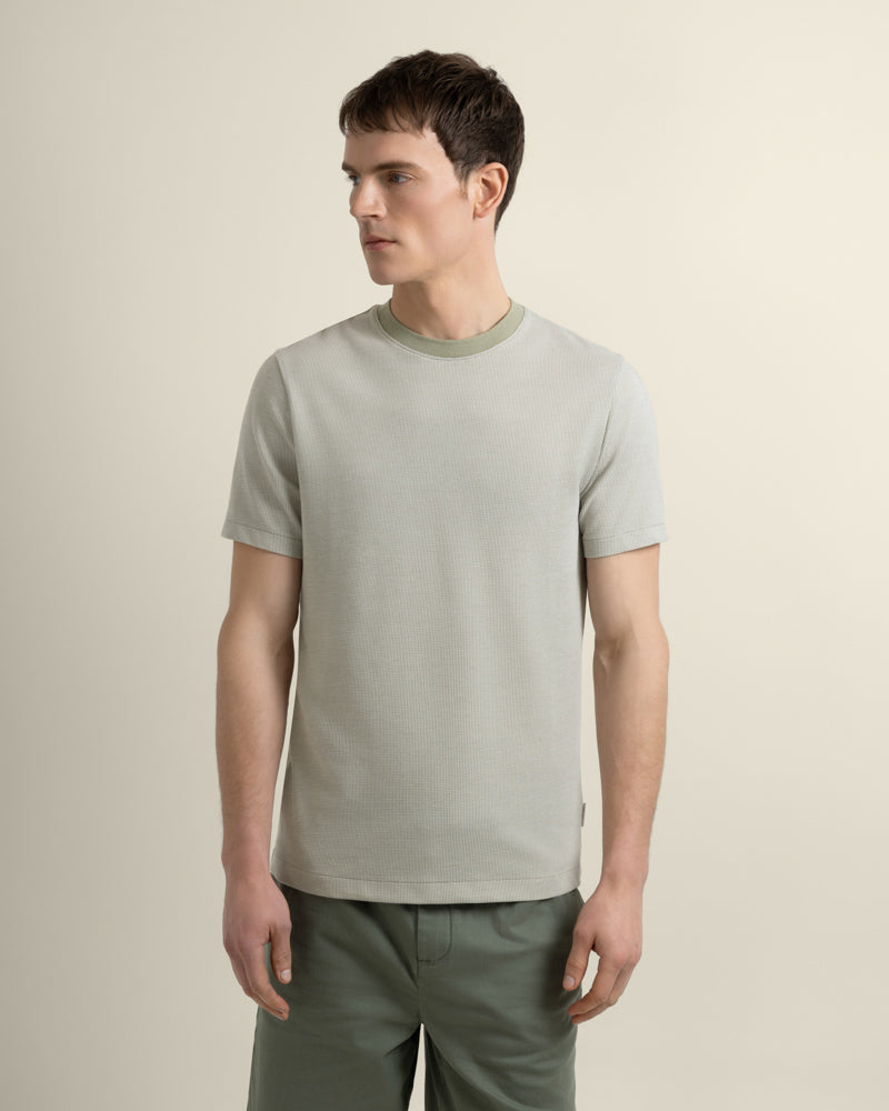 Osvald - Jacquard Textured T-Shirt
