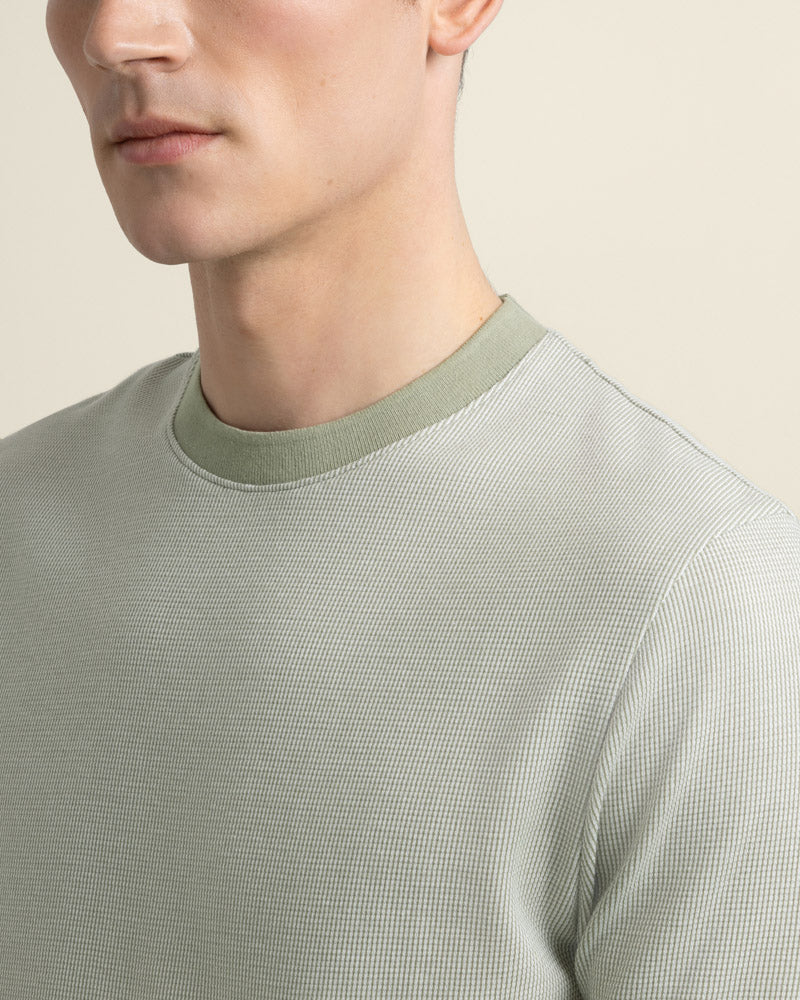 Osvald - Jacquard Textured T-Shirt