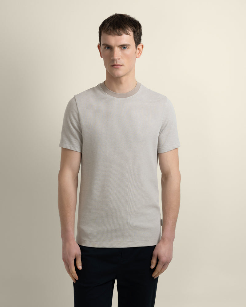Osvald - Jacquard Textured T-Shirt