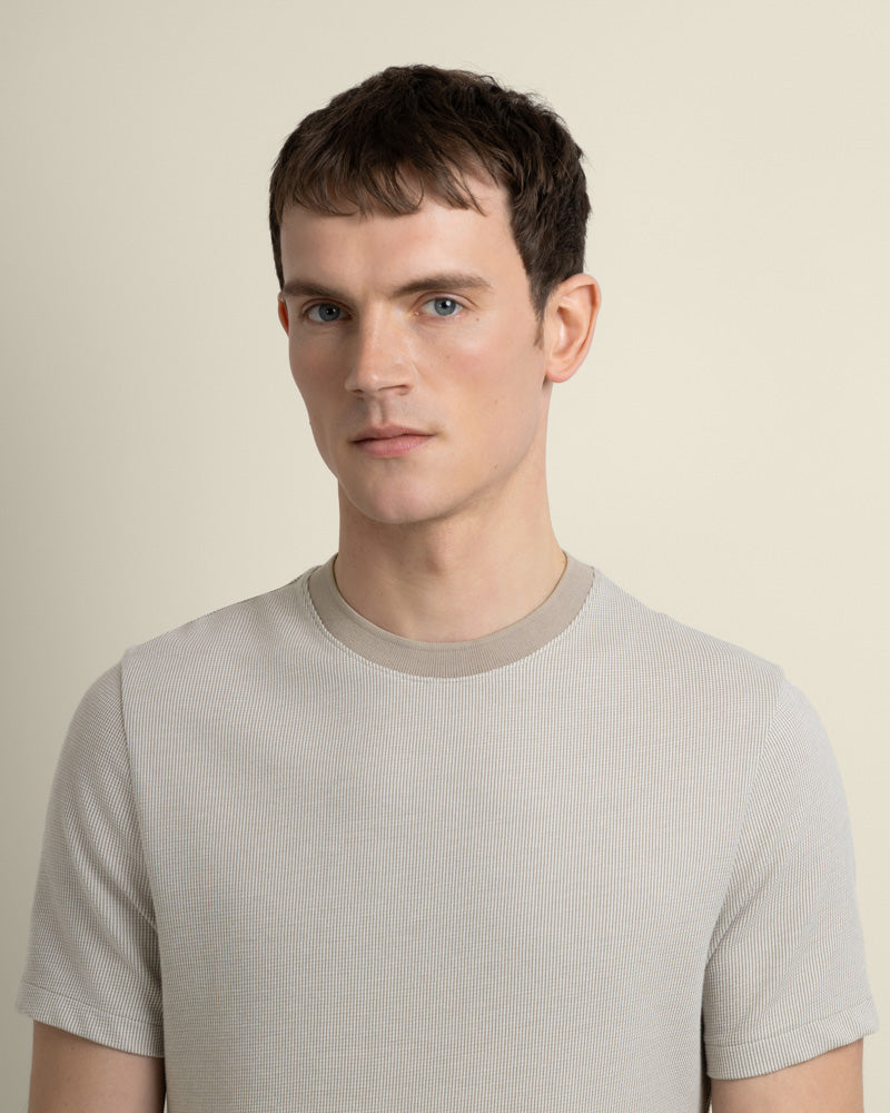 Osvald - Jacquard Textured T-Shirt