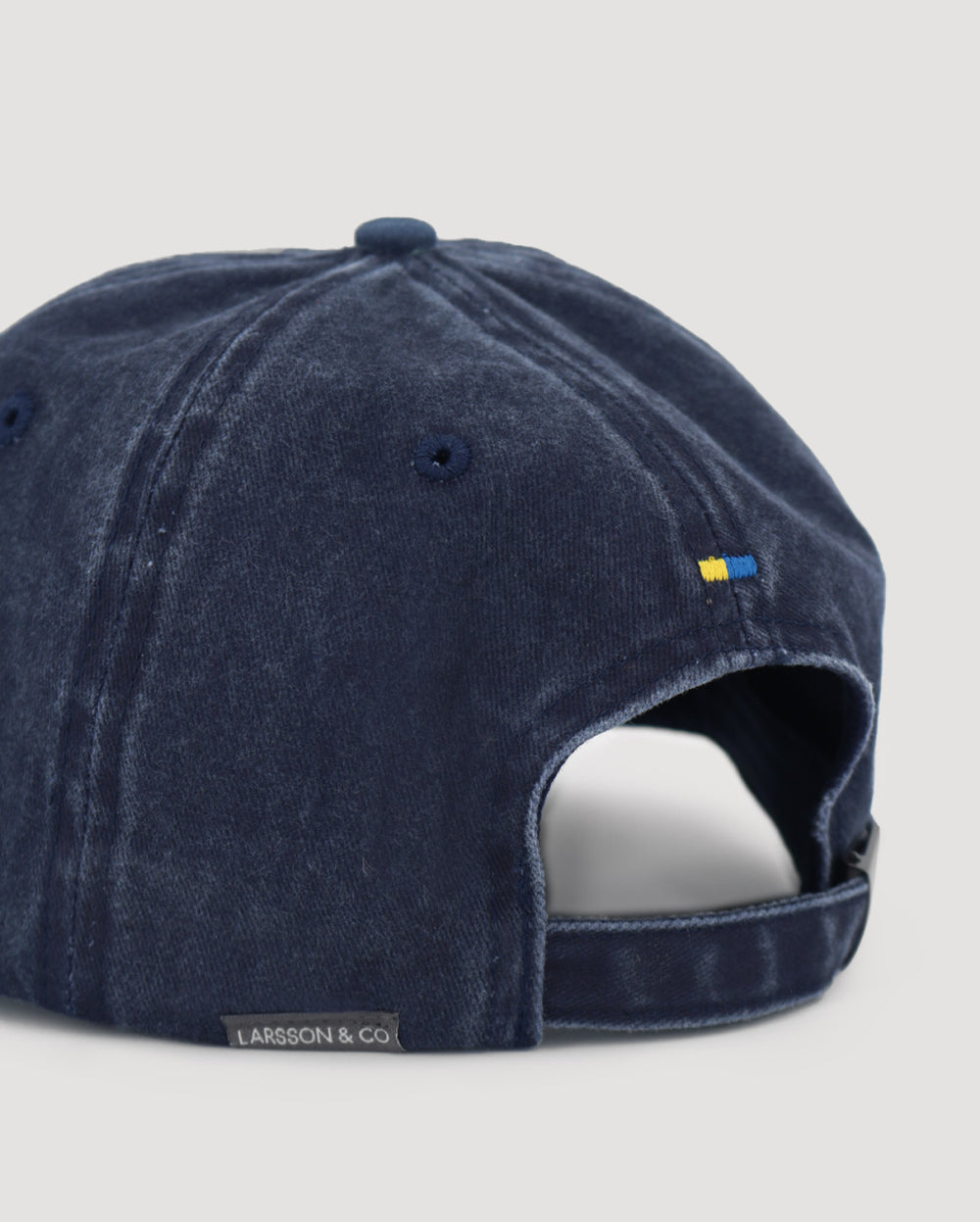 Navy Washed Cotton Twill Baseball Cap