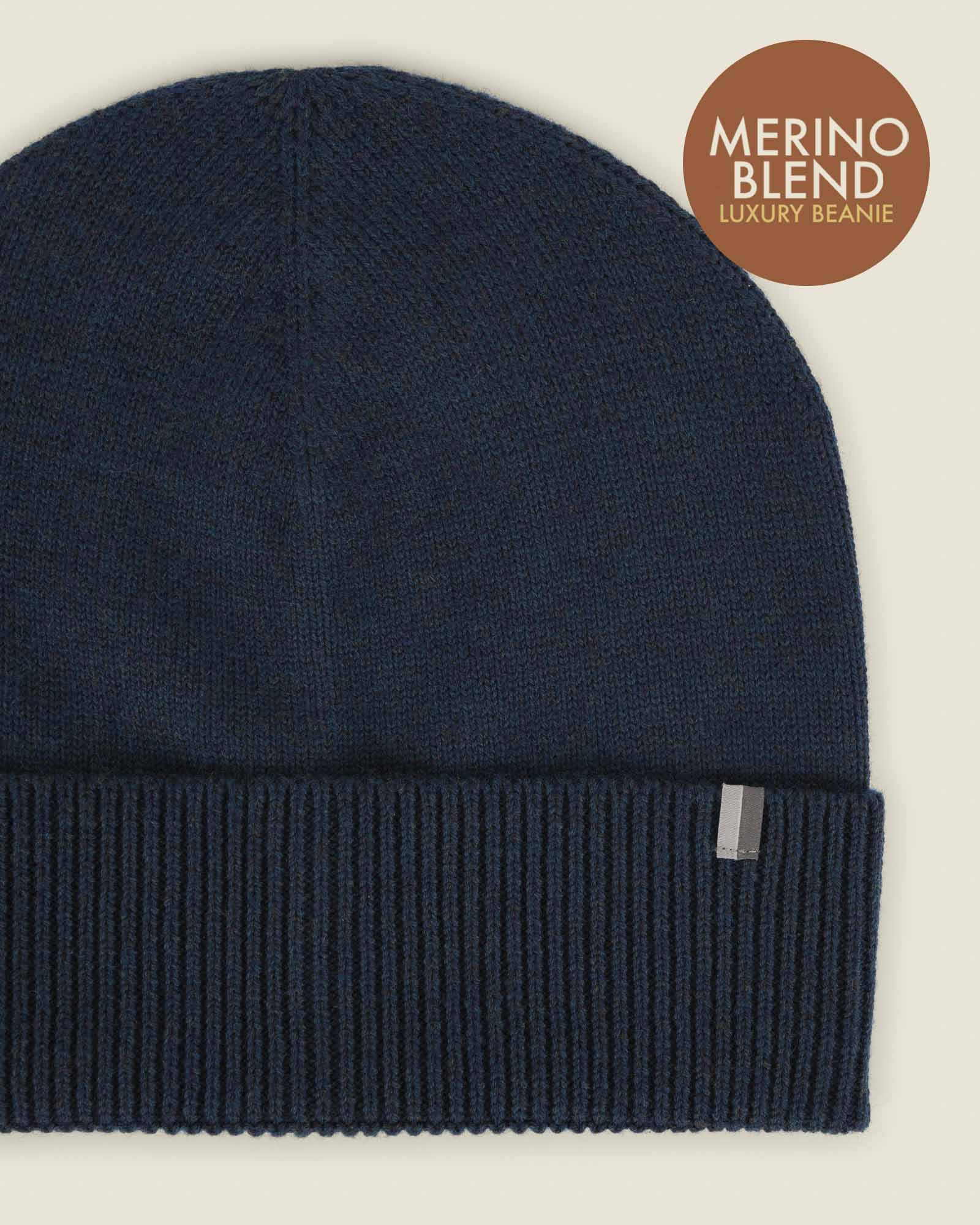 Merino Wool Blend Beanie