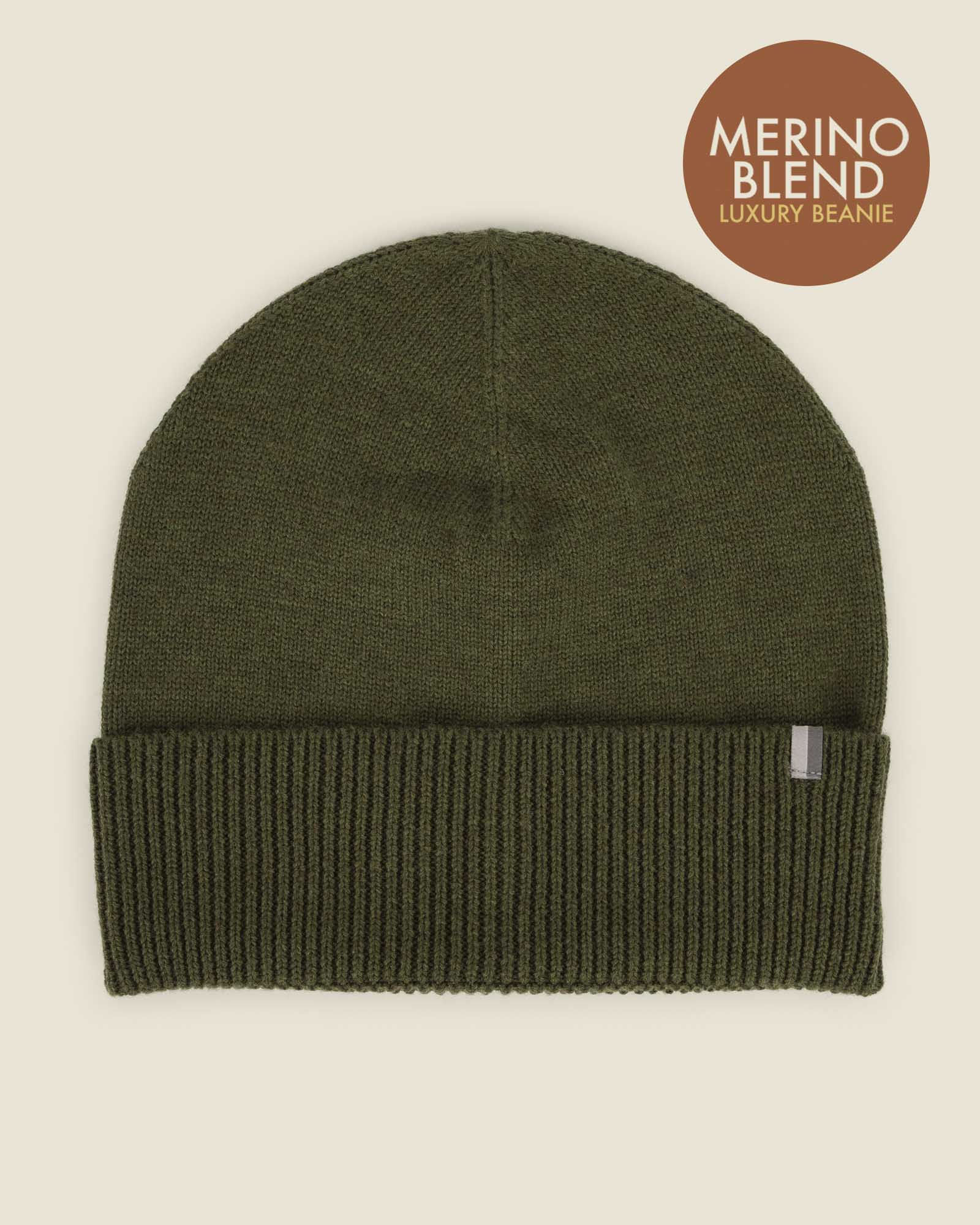 Merino Wool Blend Beanie