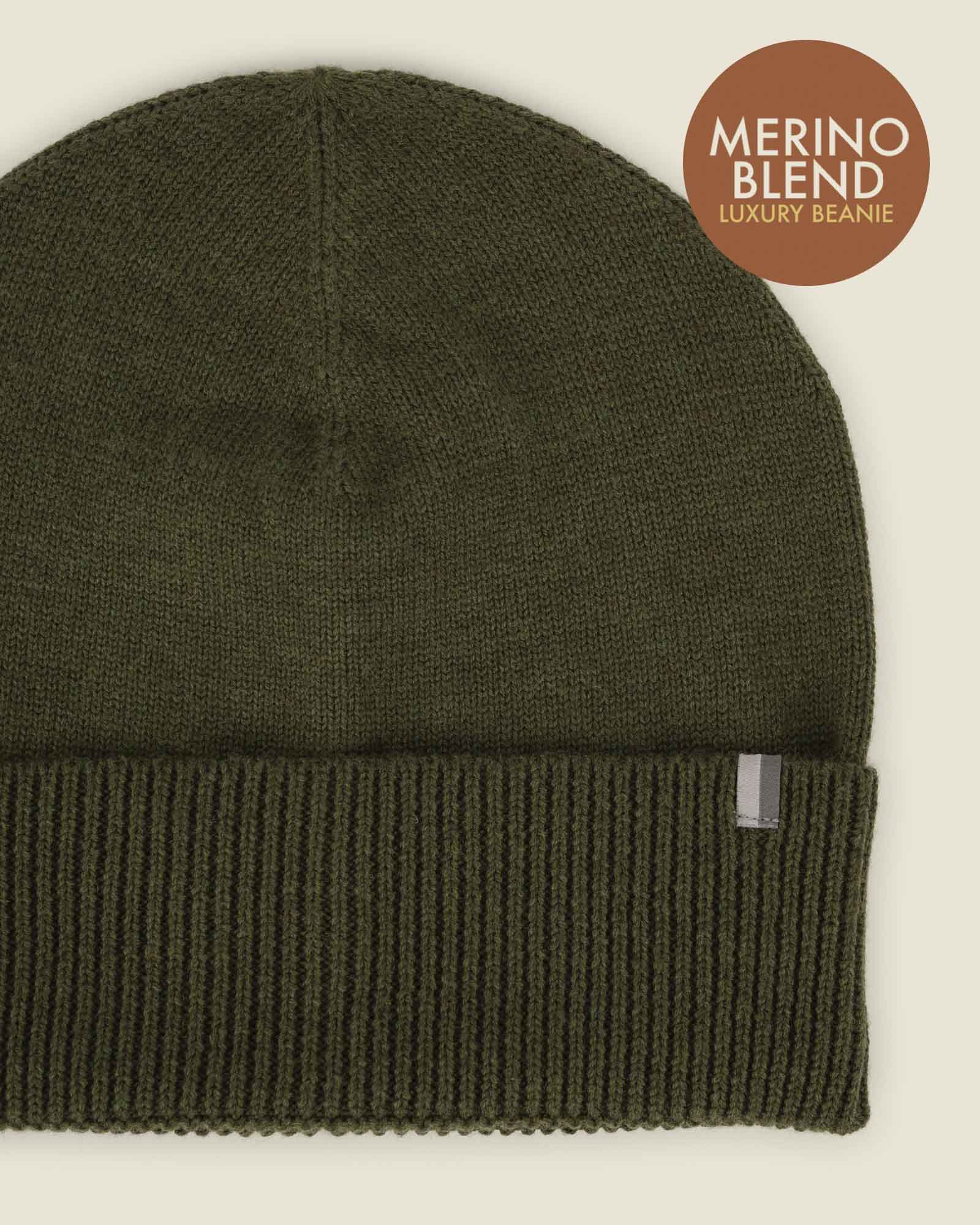Merino Wool Blend Beanie