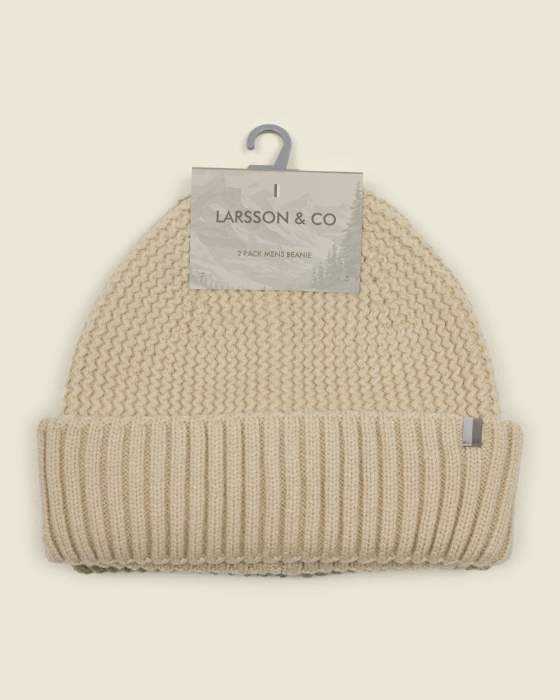 Kuhmo - Zig Zag 2 Pack Knitted Beanie Hat