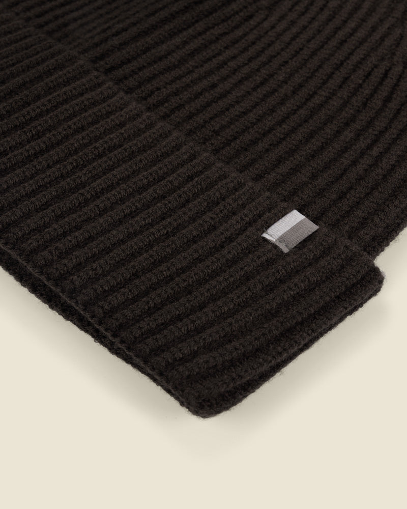 Larsson &amp; Co Men’s Lohja Navy &amp; Brown 2 Pack Knitted Beanie Hat