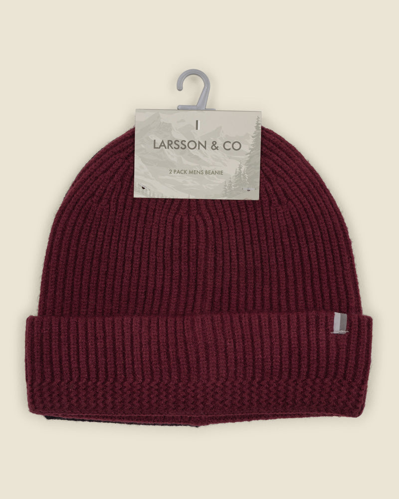 Tornio - 2 Pack Knitted Beanie Hat