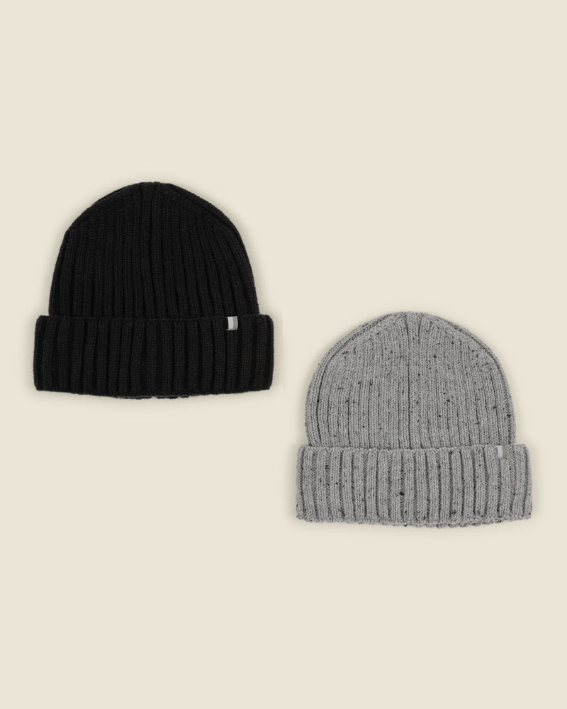 Akaa - 2 Pack Knitted Beanie Hat