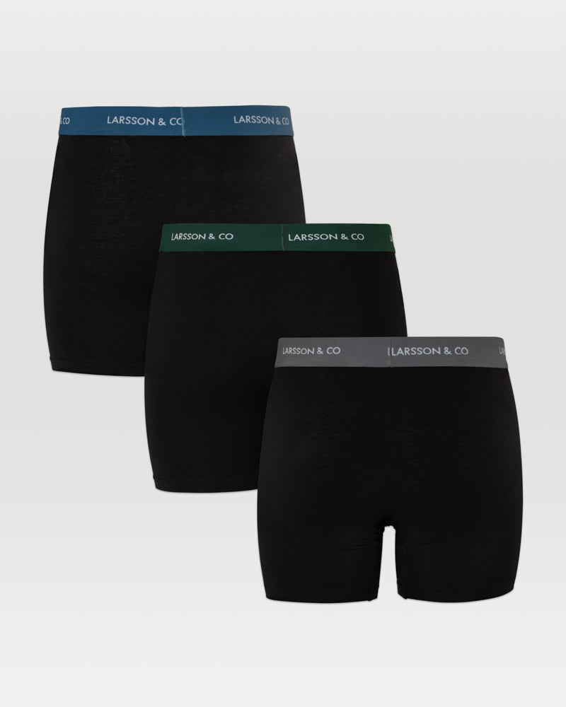 3 Pack Boxers In Black