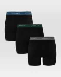 3 Pack Boxers In Black