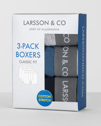 3 Pack Boxers With Grey Taping