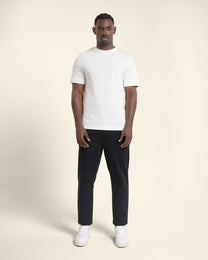 Drawstring Waist Regular Fit Chino Trouser