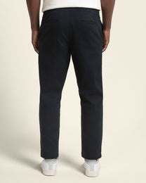 Drawstring Waist Regular Fit Chino Trouser