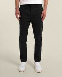 Drawstring Waist Slim Fit Chino Trouser