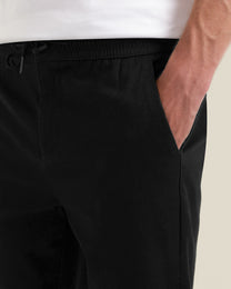 Drawstring Waist Slim Fit Chino Trouser