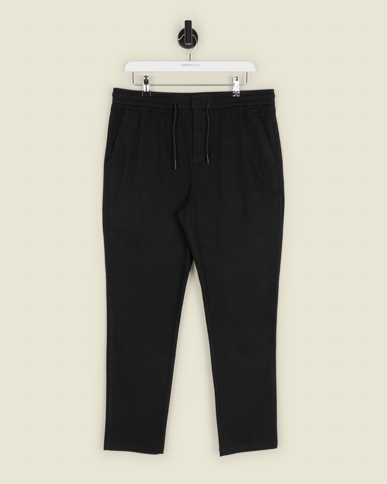 Drawstring Waist Slim Fit Chino Trouser