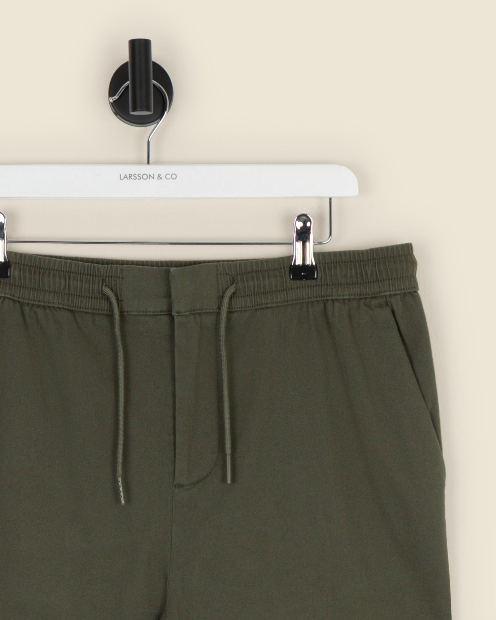 Drawstring Waist Slim Fit Chino Trouser