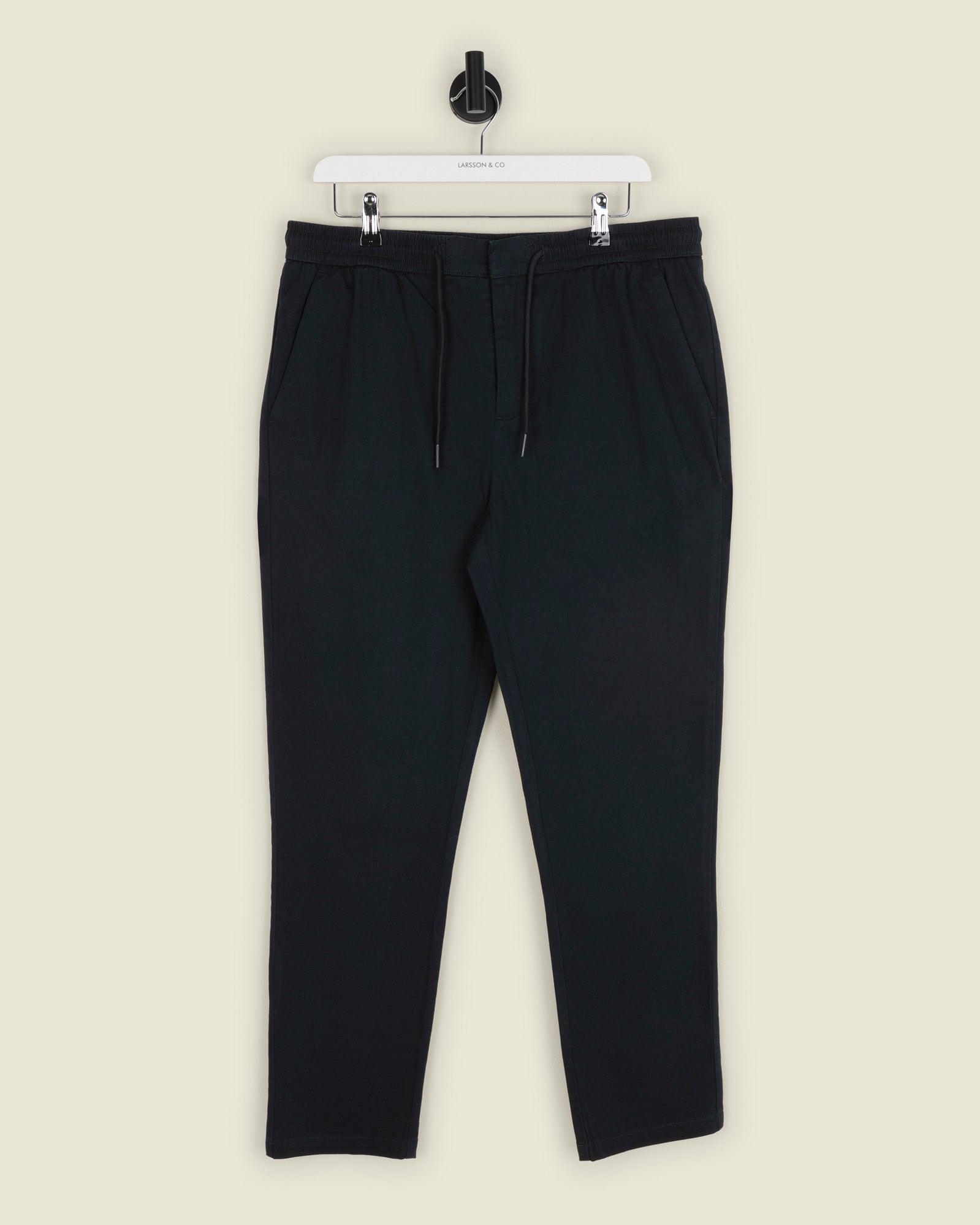 Drawstring Waist Slim Fit Chino Trouser