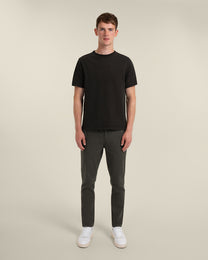 Drawstring Waist Slim Fit Chino Trouser