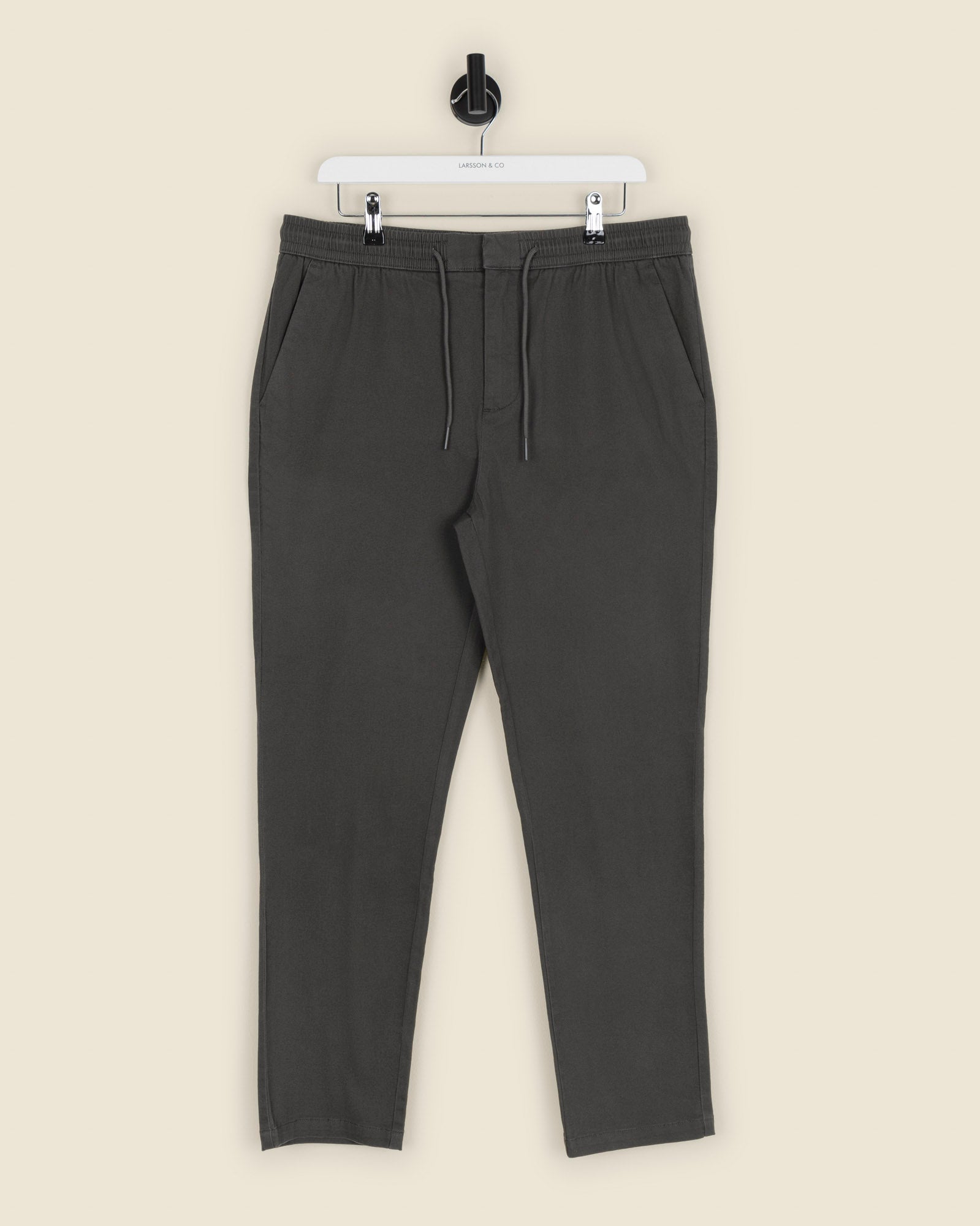 Drawstring Waist Slim Fit Chino Trouser