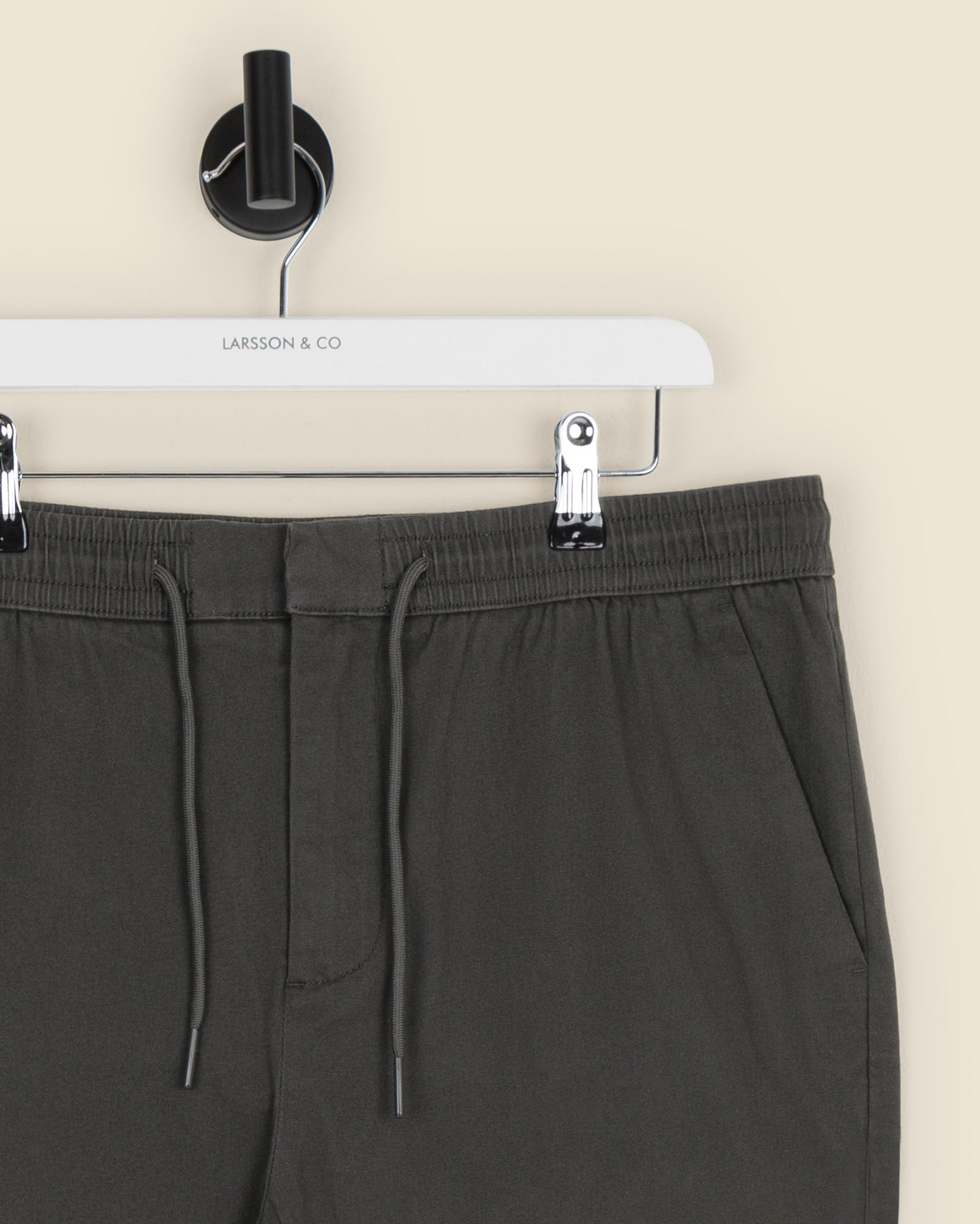 Drawstring Waist Slim Fit Chino Trouser