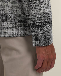 Dragor - Shadow Check Jersey Casual Overshirt