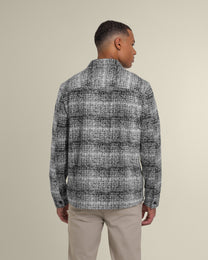 Dragor - Shadow Check Jersey Casual Overshirt