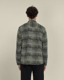 Dragor - Shadow Check Jersey Casual Overshirt