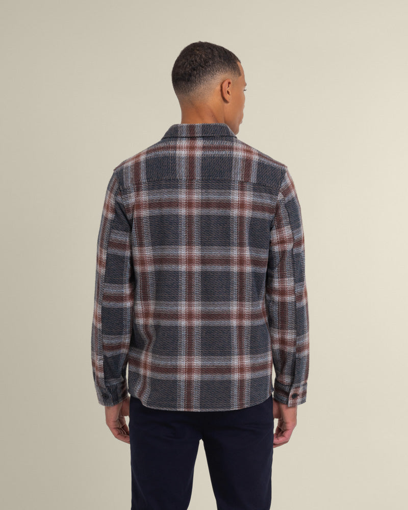 Skagen - Multi Check Jersey Casual Overshirt