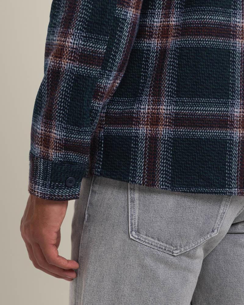 Skagen - Multi Check Jersey Casual Overshirt