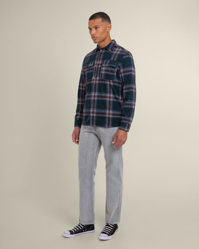 Skagen - Multi Check Jersey Casual Overshirt