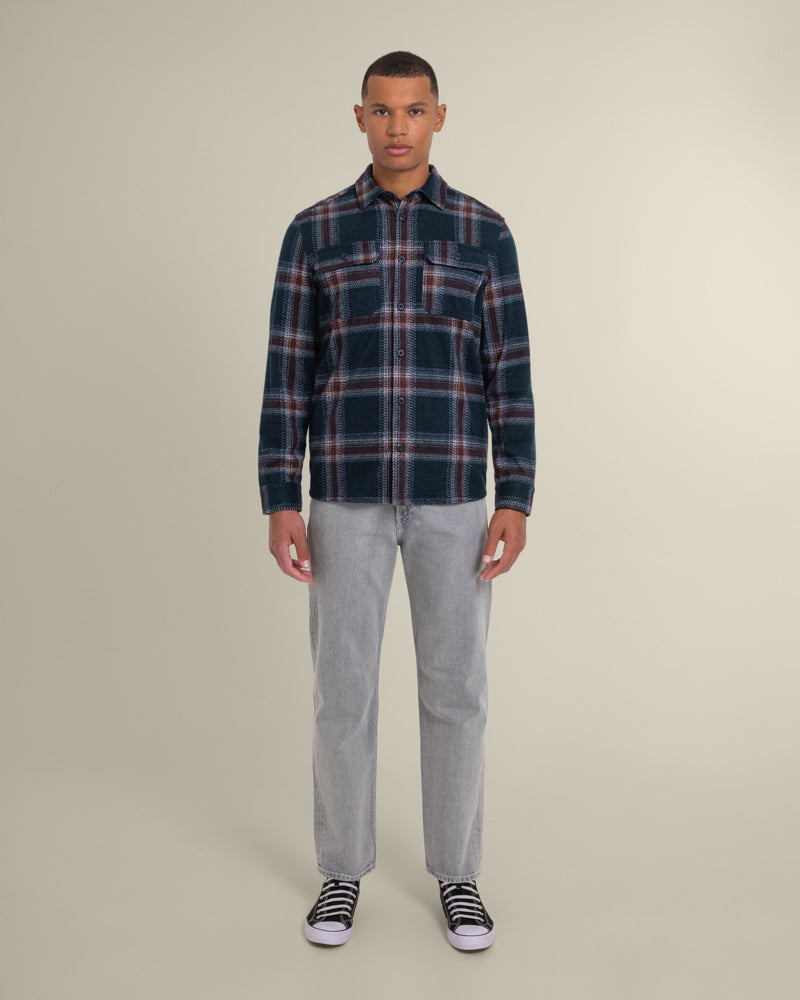 Skagen - Multi Check Jersey Casual Overshirt
