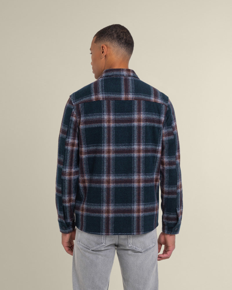 Skagen - Multi Check Jersey Casual Overshirt