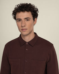 Larsson &amp; Co Men’s Gudhjem Interlock Jersey Long Sleeve Shirt