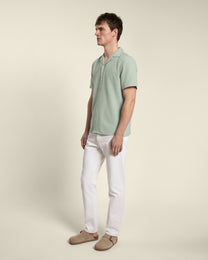 Mint Textured Short Sleeve Shirt